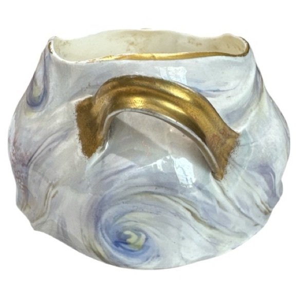 Antique Carl Knoll, Carlsbad, Austria Art Nouveau Porcelain Bowl ca. 1900 - Picture 5 of 15